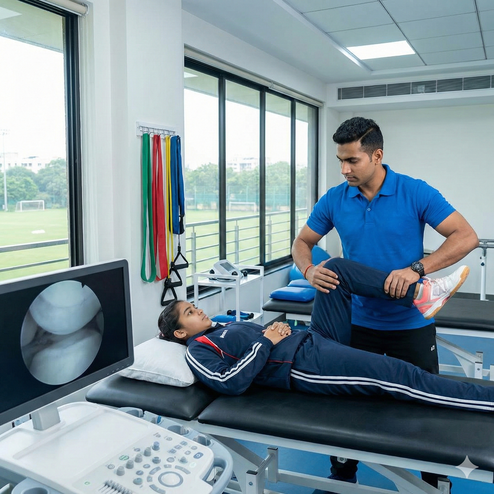 Dr. Manoj Kumar Khemani — Best Orthopedic Sports Specialist in Kolkata performing arthroscopic surgery